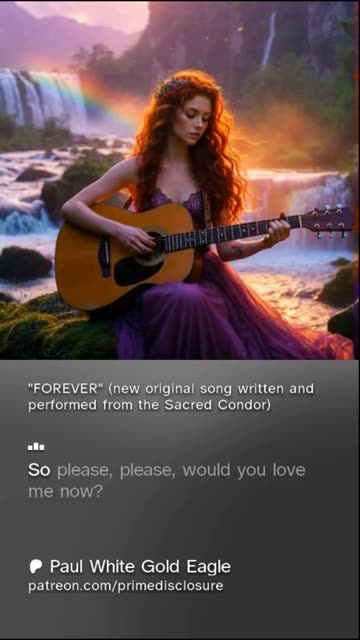 "FOREVER" 🙏🕉 ( new original song written and performed by the Sacred Condor) clip from patreon 🙏🕉