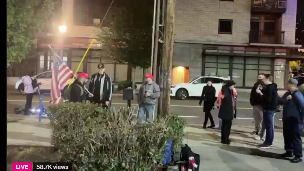 Zionist Liberals Promoting open borders Live Portland 10/22/25