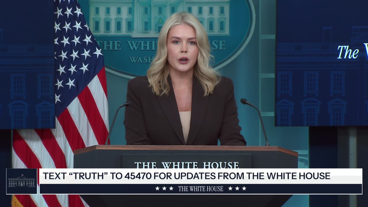 Press Secretary Karoline Leavitt Briefs Members of the Media, Oct. 6, 2025