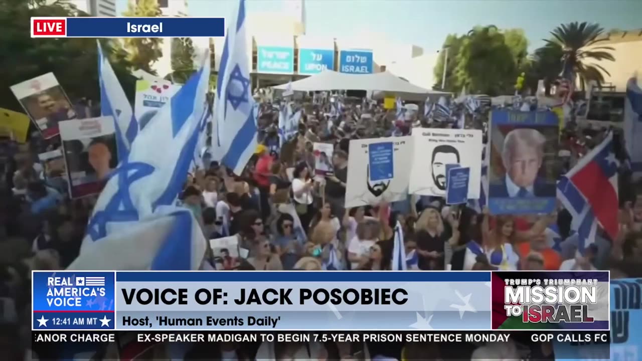 POSOBIEC: “PRESIDENT TRUMP IS THE BROKER OF PEACE.”