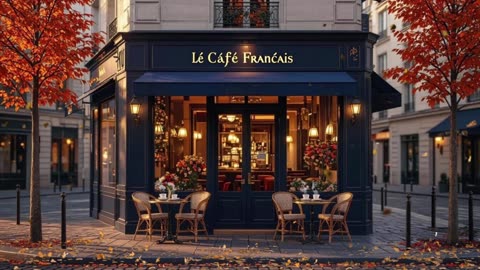 Smooth Jazz at a Paris Café ☕ – Relaxing Background Music for Work, Study, or Chilling