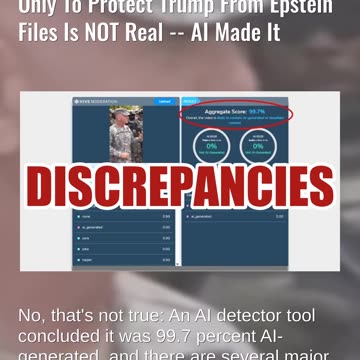 Fact Check: General Telling Troops They Are In Portland To Protect Trump From Epstein Files NOT Real