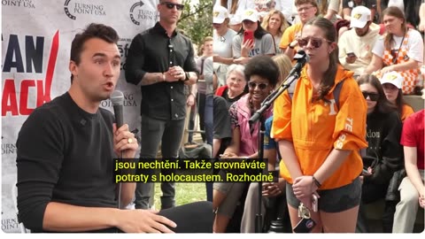 Charlie Kirk brání nenarozené - s českými titulky