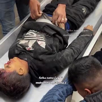 Palestinian child from Rafah, southern Gaza Strip...