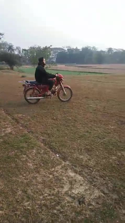 When I first time drive Motor cycle