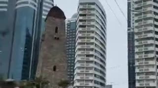 Drone Attack on Grozny Damages Grozny City Complex