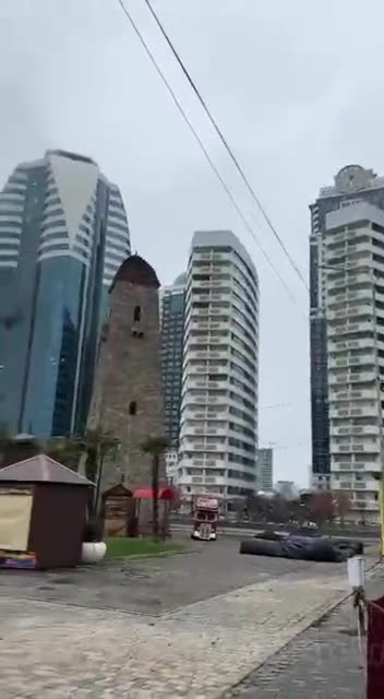 Drone Attack on Grozny Damages Grozny City Complex