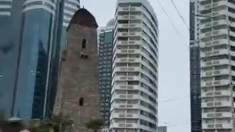 Drone Attack on Grozny Damages Grozny City Complex