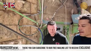 good Shabbos goy "Tommy Robinson" visits his masters in Israel