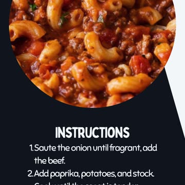 Goulash Recipe