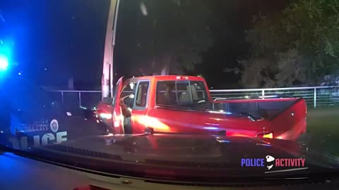 Teen crashes into telephone pole during police chase