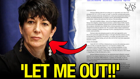 Maxwell DEMANDS Release while Representing HERSELF!!