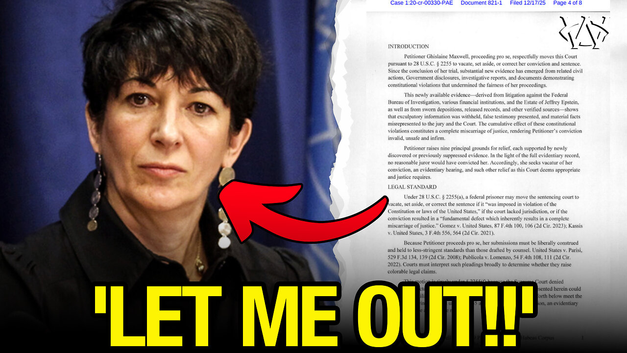 Maxwell DEMANDS Release while Representing HERSELF!!