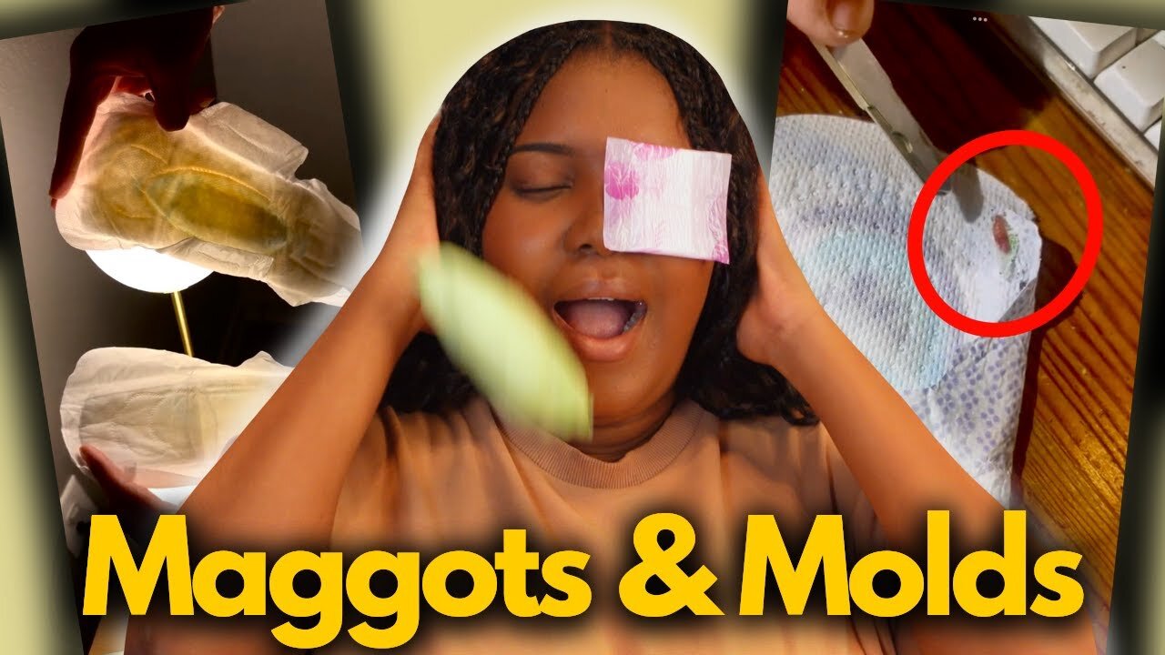 OMG, there's a WORM in her PAD!