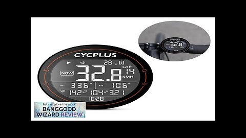 CYCPLUS M2 Bike Computer ANT+ GPS Bluetooth Smart Wireless Stopwatch Speedometer Odometer Review