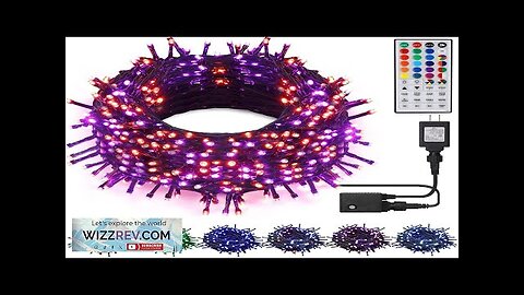 LJLNION 98.5ft Christmas Lights Color Changing with Remote 300 LED RGB Fairy Review