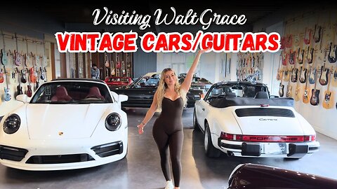 Visiting Walt Grace Vintage Cars/Guitars
