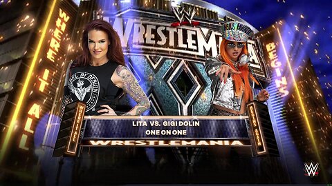 WWE 2k24 Lita vs Gigi Dolin