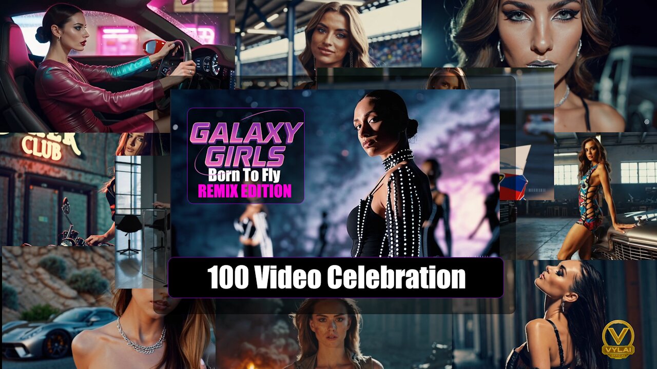 Galaxy Girls – Born to Fly (Remix Edition) 100 Video Celebration