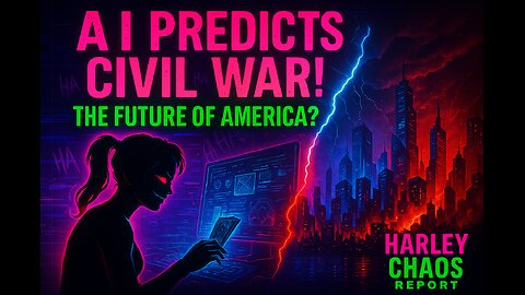 💥 AI Predicts CIVIL WAR?! Harley Reacts to the Madness!