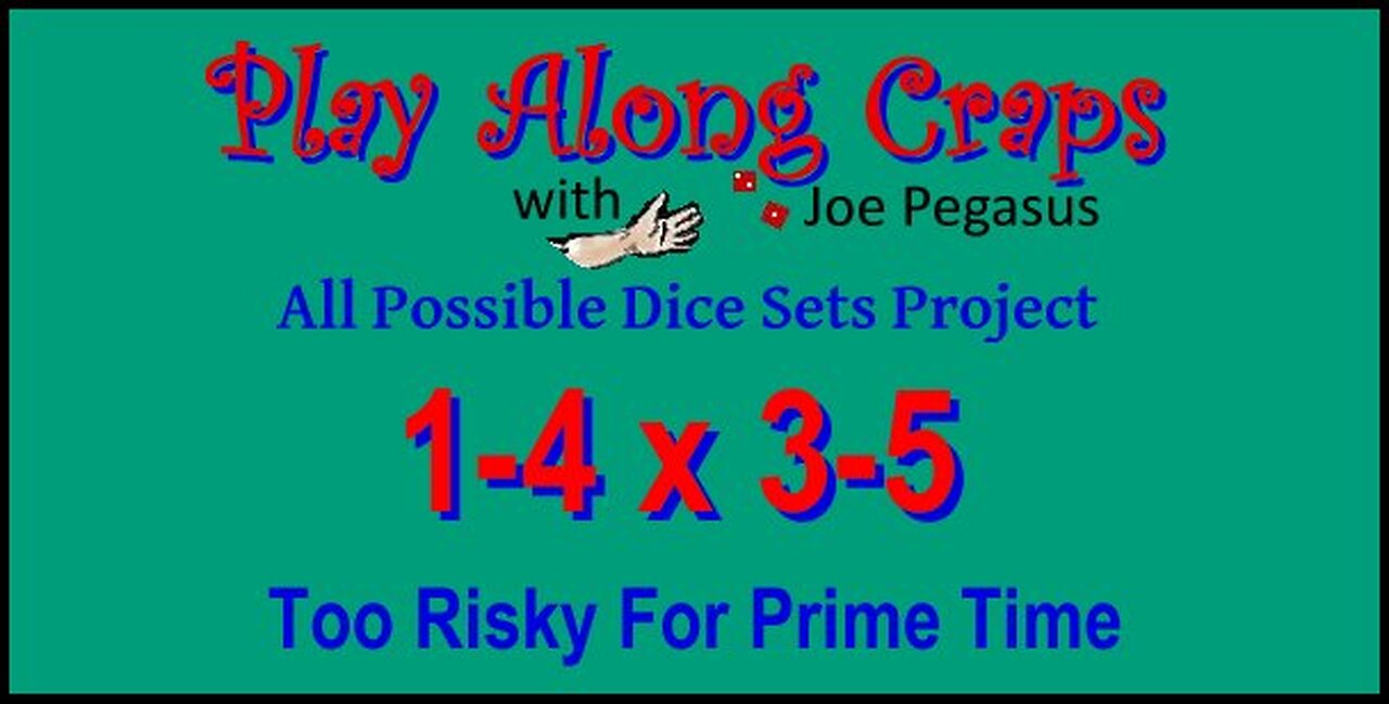 1-4 x 3-5 Dice Set On Hard Table