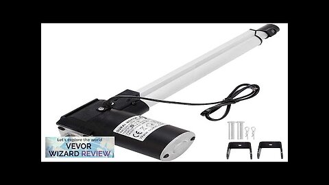 VEVOR 12 Inch Stroke Electric Actuators DC 12V with Mounting Bracket Heavy Review