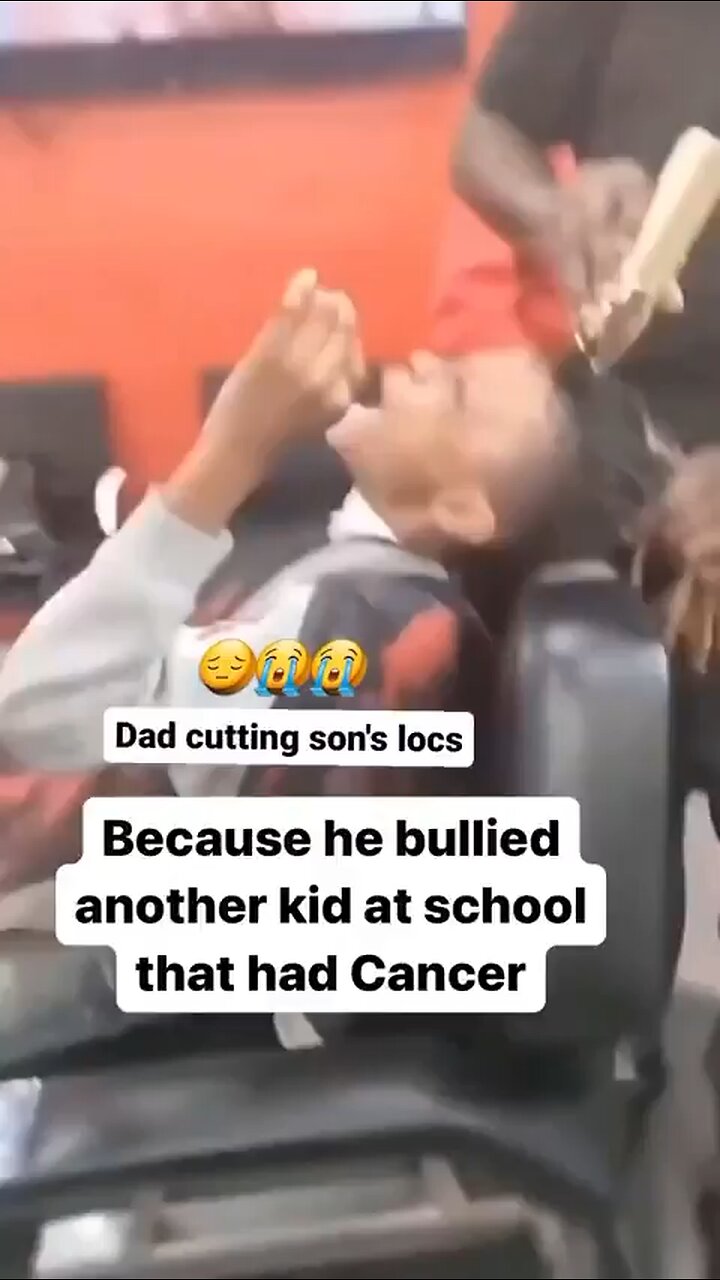 Father cuts his son’s dreads off because he bullied a kid with cancer