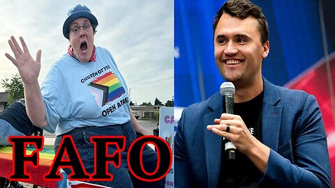 Obese Transgender FINDS OUT after getting SATISFACTION from Charlie Kirk's DEATH! FAFO!