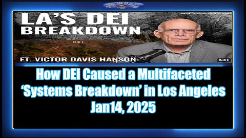 Victor Davis Hanson How DEI Caused a Multifaceted ‘Systems Breakdown’ in Los Angeles