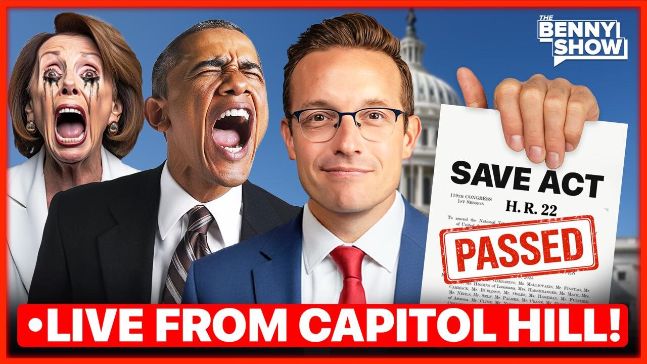 LIVE From Congress as the SAVE America Act PASSES, Voter ID to END Election Fraud | Obama in PANIC