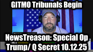 NewTreason: Special Op Trump/Q Secret 10.12.25. MUST SEE!