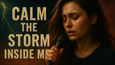 Calm the Storm Inside Me 🌊 | Faith Over Fear | Powerful Christian Song