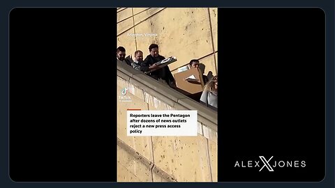 WATCH: The Corporate Media Has Packed Up Their Belongings and Exited The Pentagon