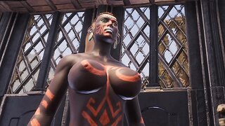 Conan Exiles, calling in the purge, busty, boobs, breast expansion ,huge tits