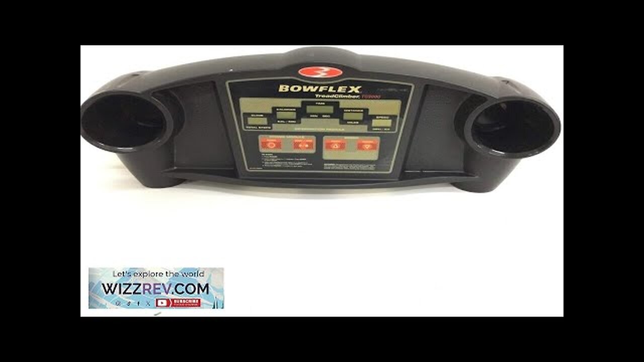 Bowflex Display Console Assembly Works TC3000 Treadmill Review