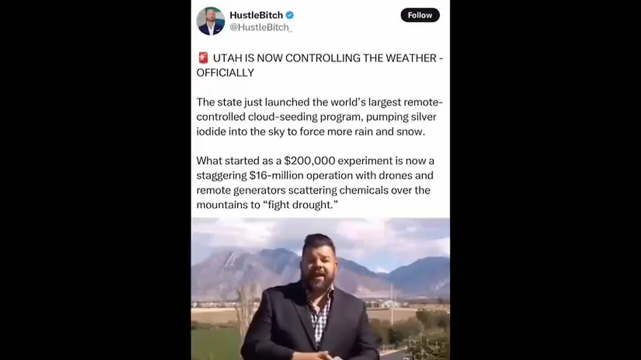 Utah Is Officially Controlling The Weather