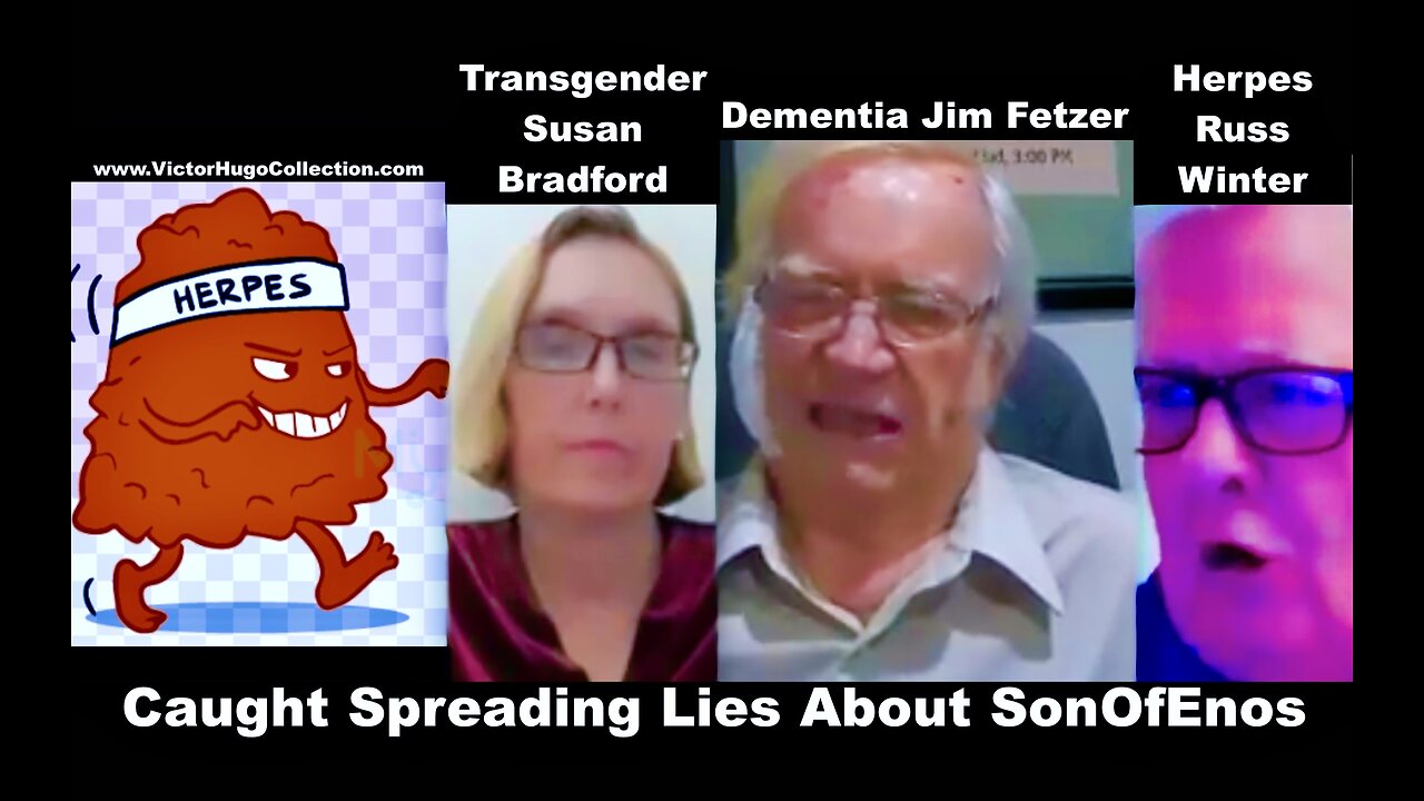 Dementia Jim Fetzer Herpes Russ Winter Bipolar Susan Bradford Caught Spreading Lies About SonOfEnos
