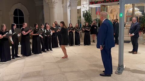 CHOIR SINGS TO TRUMP AT MAR-A-LAGO DEC 23