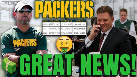 🔴 GREAT NEWS: The Packers Have PLENTY of Money to Spend in Free Agency!