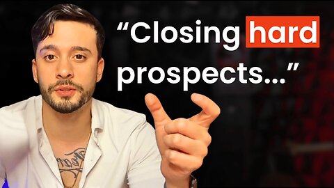 Sales Roleplay - Advanced closing techniques with rare prospects
