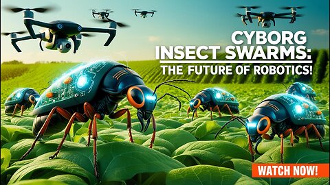 Cyborg Insect Swarms Transforming Agriculture, Disaster Response & Robotics | Future of Biohybrids