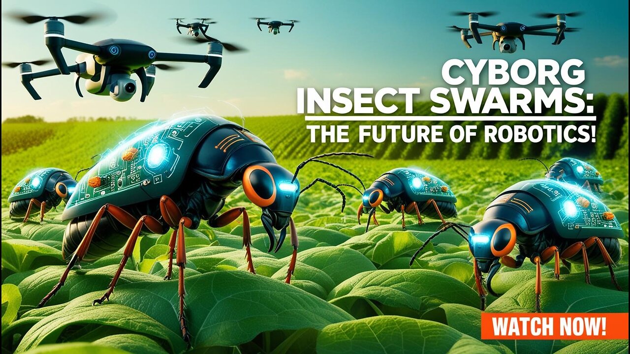 Cyborg Insect Swarms Transforming Agriculture, Disaster Response & Robotics | Future of Biohybrids