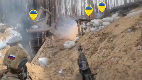 WATCH: Special Forces Assault Ukrainian Stronghold Near Krasny Lyman