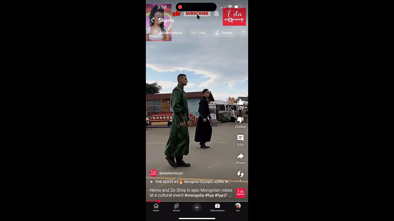 Giant men from Mongolia. Original content by Youtube, @edafashion. 12-29-24