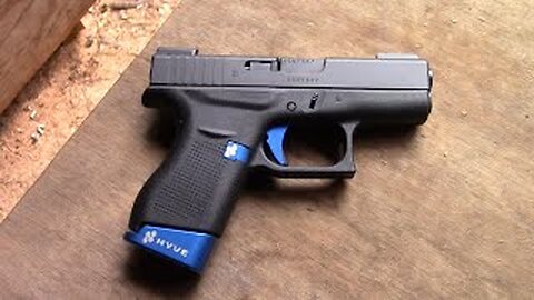 Firing the Glock 42 with Upgrades and an 8+1 Magazine Extension