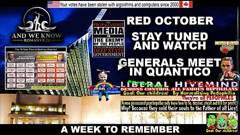 9.30.25: RED OCTOBER [DELTA], GENERALS meet with War Dept. + POTUS, Hillary next? COMMS, Pray!