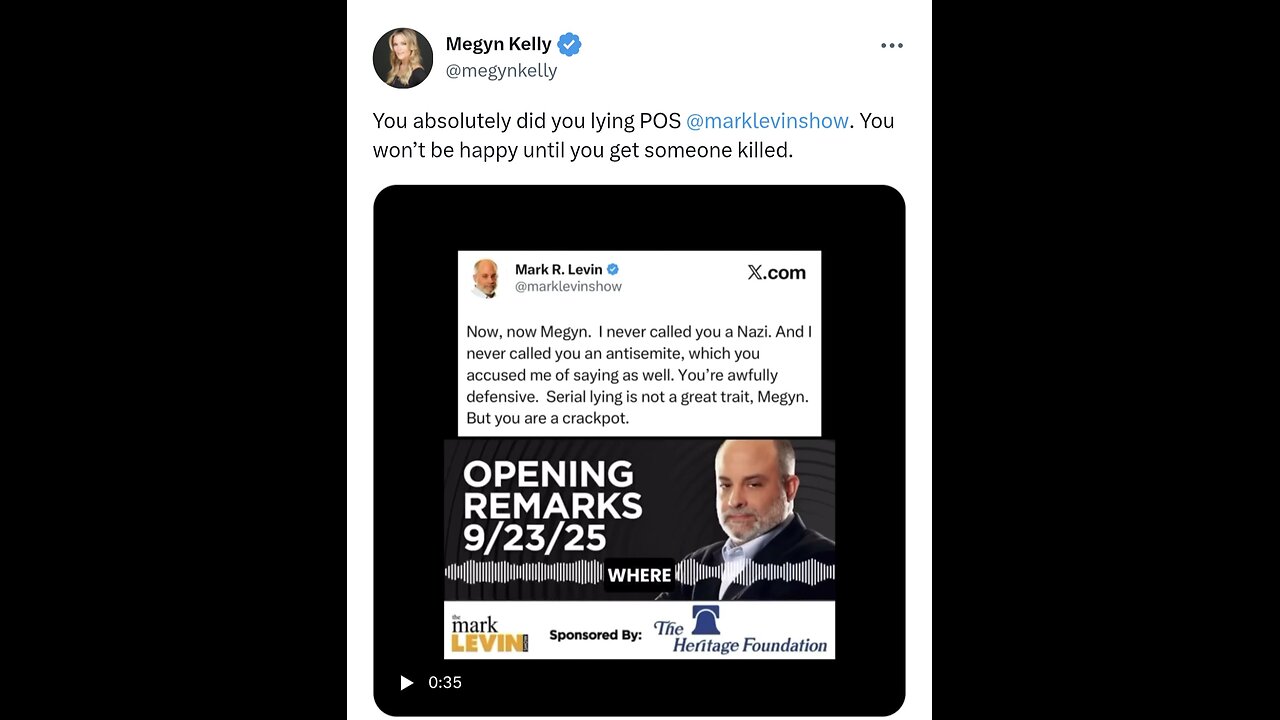 POS Mark Levin gets his just Replies Nick Fuentes