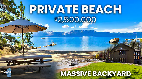 Inside a LUXURY BEACH ACCESS Lake Tahoe Home in Zephyr Cove Nevada
			