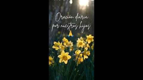 Oración diaria por nuestros hijos 🙏