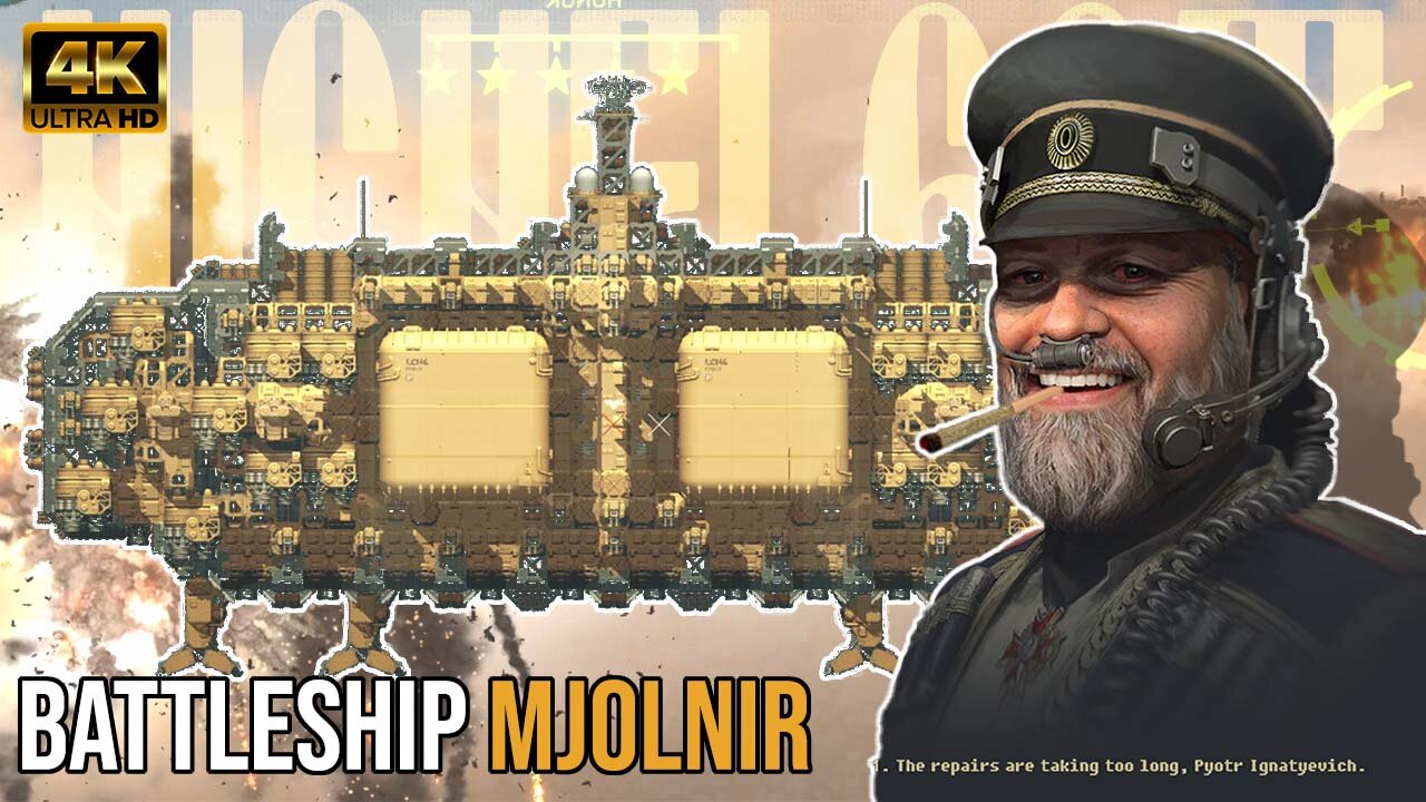 Highfleet.exe - Battleship Mjolnir | Max Settings (4k60)